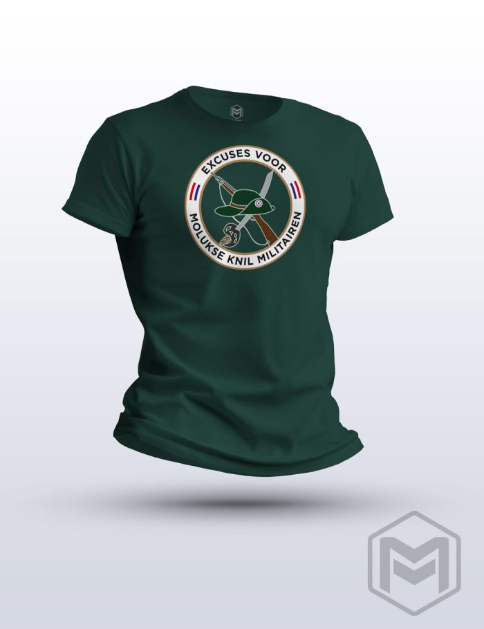T-Shirt Uni - “Excuses voor Molukse KNIL Militairen” - Afbeelding 3