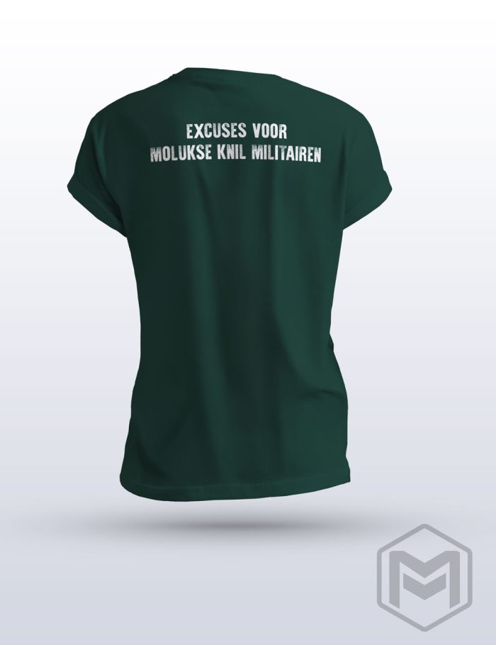 T-Shirt Uni - “Excuses voor Molukse KNIL Militairen” - Afbeelding 4